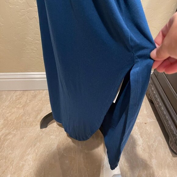 Ruffle Maxi Off Shoulder Split - Picture 4 of 8